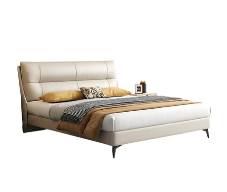 DIPU Cecilia Yellow Cowhide Bed from DIPU