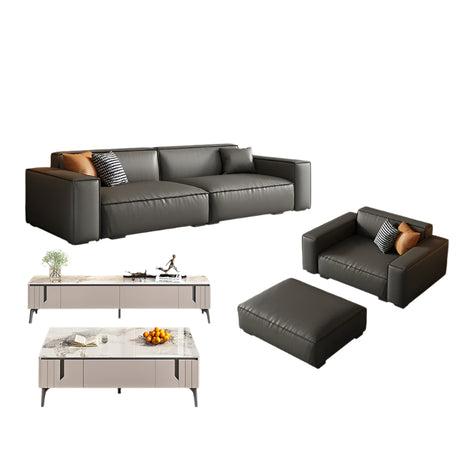 DIPU Keenan Cream Block Light Luxury Sofa from DIPU