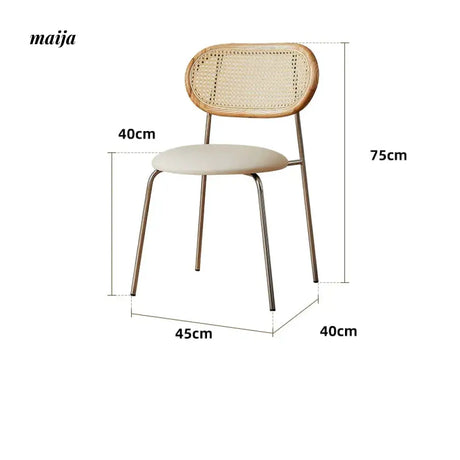 DOSMARS Ella Creamy Elephant Leg Dining Table from DOSMARS