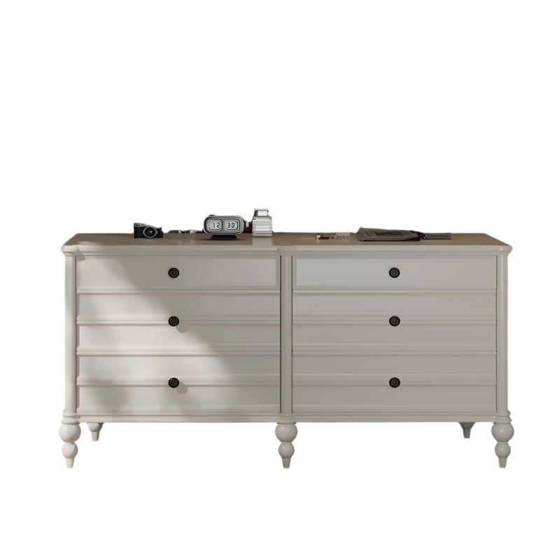 LINYUE Noelle French Solid Wood Eight-Drawer Sideboard from LINYUE