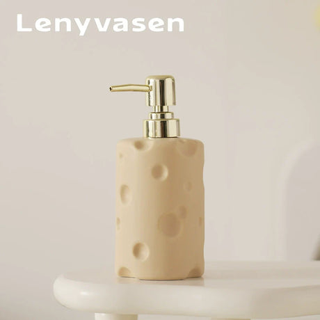 LENYVASEN Soren Shampoo Ceramic Container from LENYVASEN