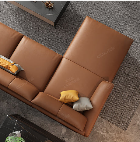 DIPU Leo Scandinavian Minimalist Leather Sofa from DIPU