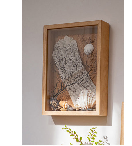 JUHAN Kyoko Three-Dimensional Natural Wood Decorative Storage Frame from JUHAN