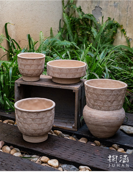 JUHAN Sakura Haruki Large Breathable Flowerpot from JUHAN