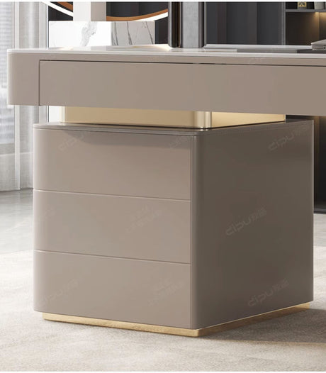 DIPU Isla Italian Minimalist Rock Plate Desk from DIPU