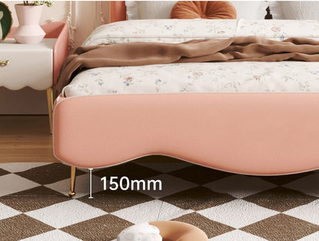 MORNING FOREST Isabella Elegant Bowed Crib with Storage System from MORNING FOREST