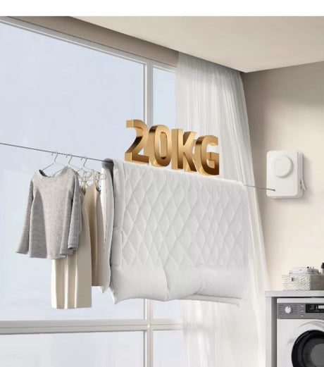 COMFBATH Invisible Clothesline Telescopic Bathroom Rack from COMFBATH