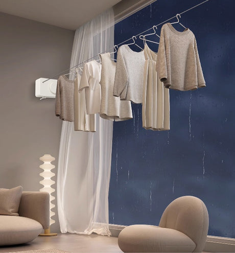 COMFBATH Invisible Clothesline Telescopic Bathroom Rack from COMFBATH