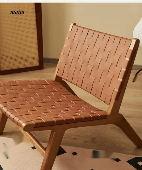 19 DREAM SPACE Saddle Leather Lounge Chair from 19 DREAM SPACE