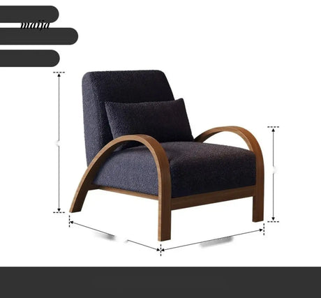 SMALL HIBISCUS Cream Balcony Sofa Chair from SMALL HIBISCUS