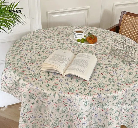 MELONGIRL INS Wind French Broken Flower Table Cloth from MELONGIRL