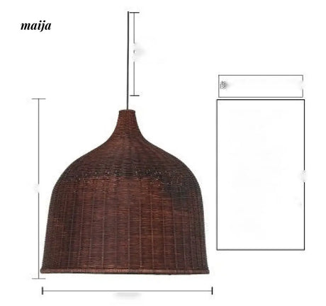 ZHONGSHAN Ceiling Lamp with Bamboo Shade Chinese Style from ZHONGSHAN