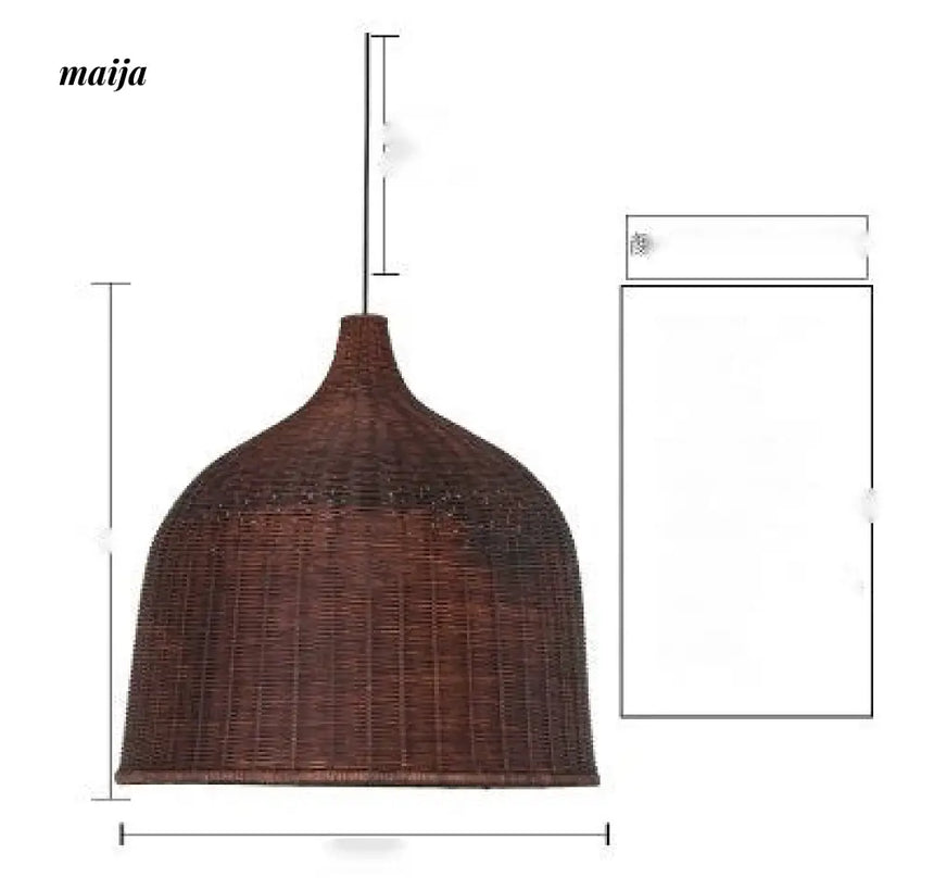 ZHONGSHAN Ceiling Lamp with Bamboo Shade Chinese Style from ZHONGSHAN