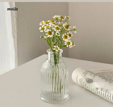 BANKE Retro Glossy Flower-Shaped Small Vase from BANKE