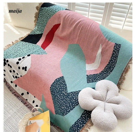 MAN YUE HOME INS Art Blanket for Sofa or Living Room Use from MAN YUE HOME