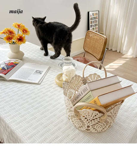 MAN YUE HOME Advanced French Dessert Tablecloth for Special Occasions from MAN YUE HOME