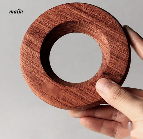 JOTO Handcrafted Coffee Filter Cup Solid Wood V60 Pink from MOSE