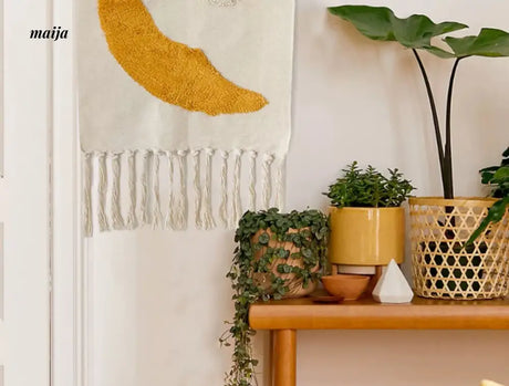 MAN YUE HOME Handmade Woven Tapestry for Bedroom or Living Room from JOINFIT