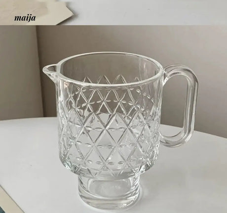 BANKE Large Capacity Fruit Tea Transparent Glass Cup from BANKE