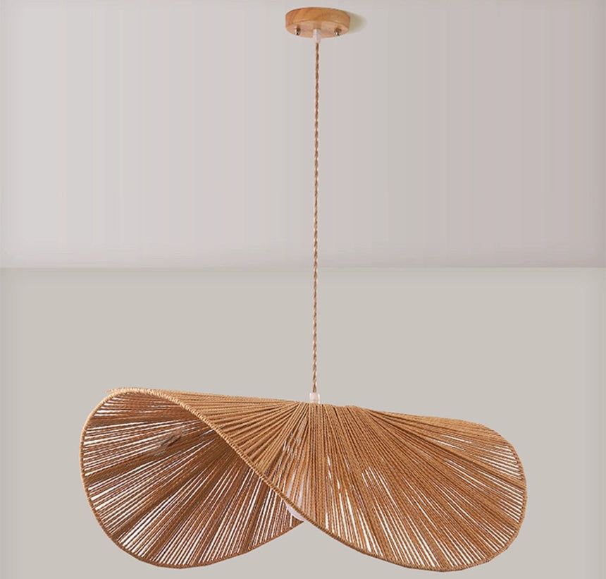ZHONGSHAN Japanese Woven Rope Chandelier from HOBBYTREE