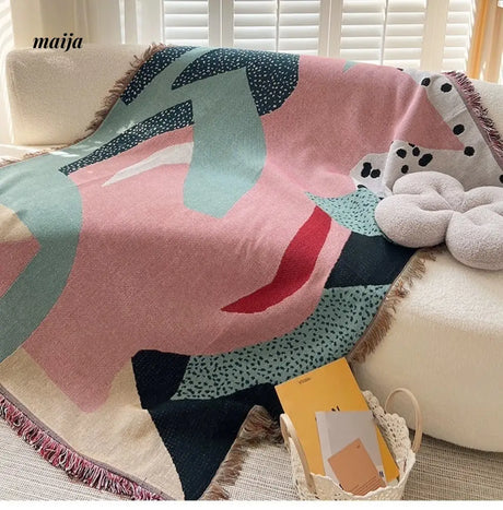 MAN YUE HOME INS Art Blanket for Sofa or Living Room Use from MAN YUE HOME