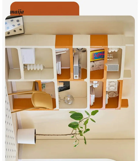 LOWERLEFT Multi-Layer Bookshelf Rack from HOBBYTREE