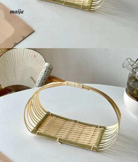 BANKE Creative Handmade Multi-Layer Bamboo Basket from BANKE