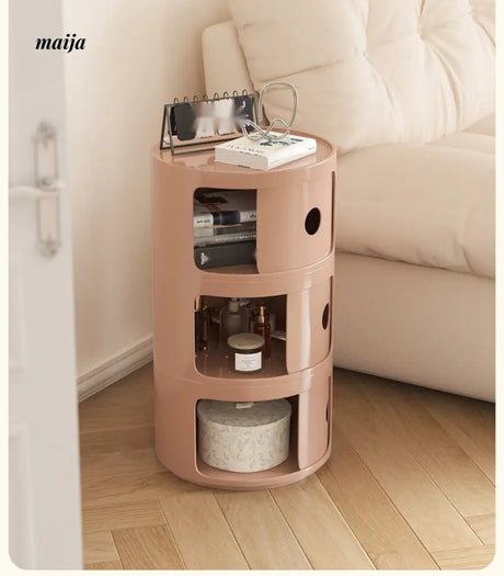 PUMPKIN BOX Round Minimalist Bedside Table from PUMPKIN BOX