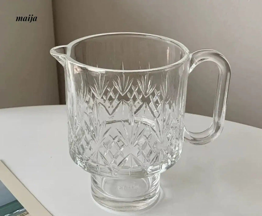 BANKE Large Capacity Fruit Tea Transparent Glass Cup from BANKE