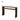 Raw Edge Solid Wood Console Table from maija