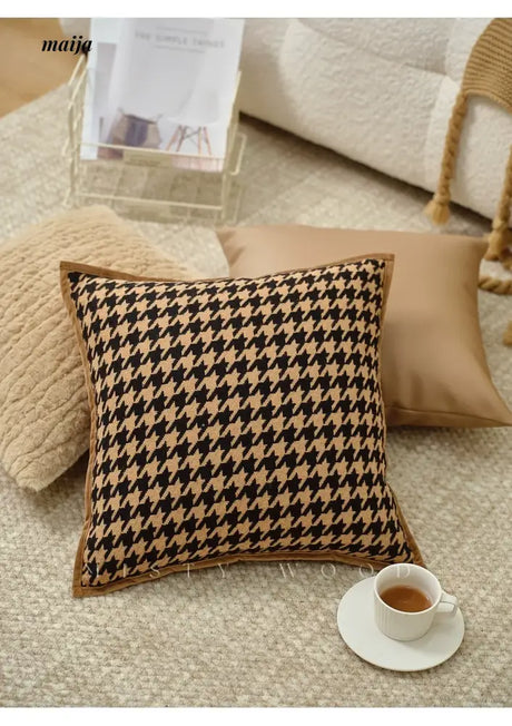 MISTYWOOD Retro High-End Leather Pillow from MISTYWOOD