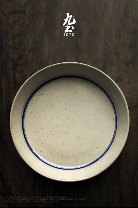 JOTO Japanese Blue and White Ceramic Soup Bowl Set from JOTO