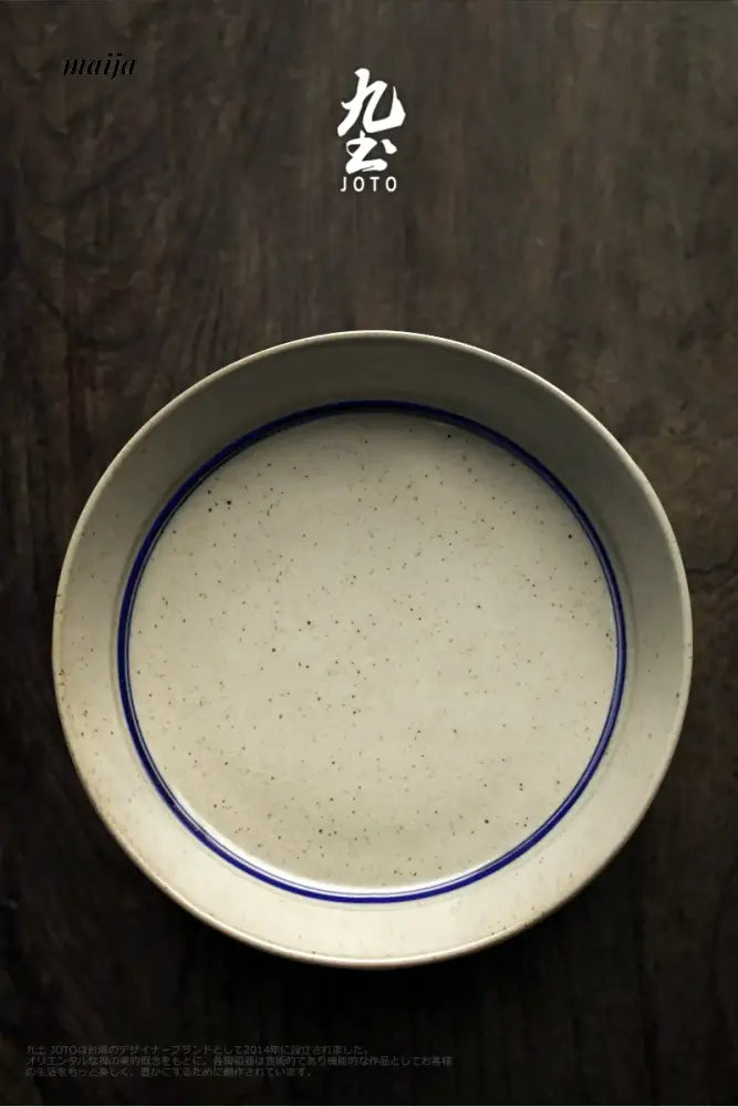 JOTO Japanese Blue and White Ceramic Soup Bowl Set from JOTO