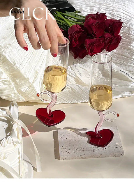 CLICK Cupid Champagne Goblet for Weddings or Gifts from CLICK