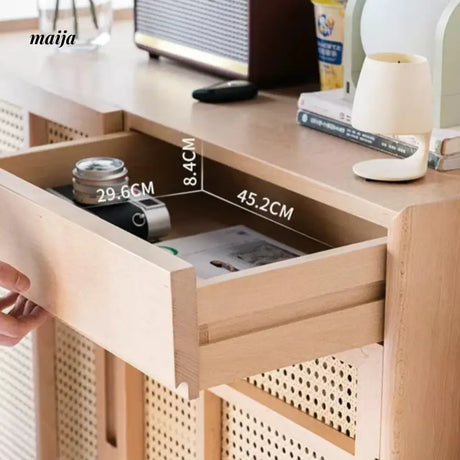 Wilkerson Rattan Shoe Cabinet from maija