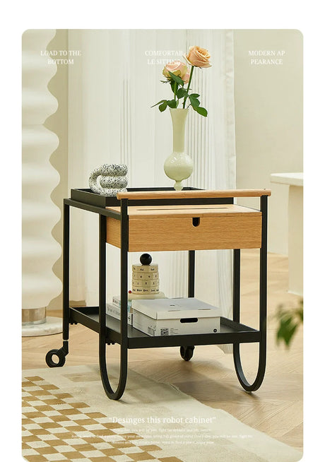 LAZYSPACE Mason Coffee Table Cart from LAZYSPACE