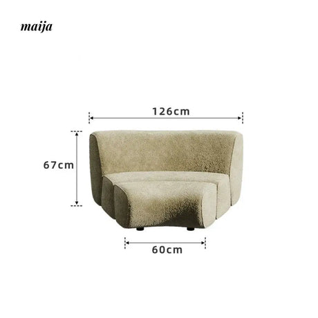 SMALL HIBISCUS Bamboo Modular Sofa from SMALL HIBISCUS