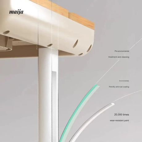 Black and White N5 Smart Electric Lift Table from Hbada