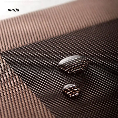 JOTO PVC Table Mat Anti Scald Waterproof Dinner Plate from JOTO