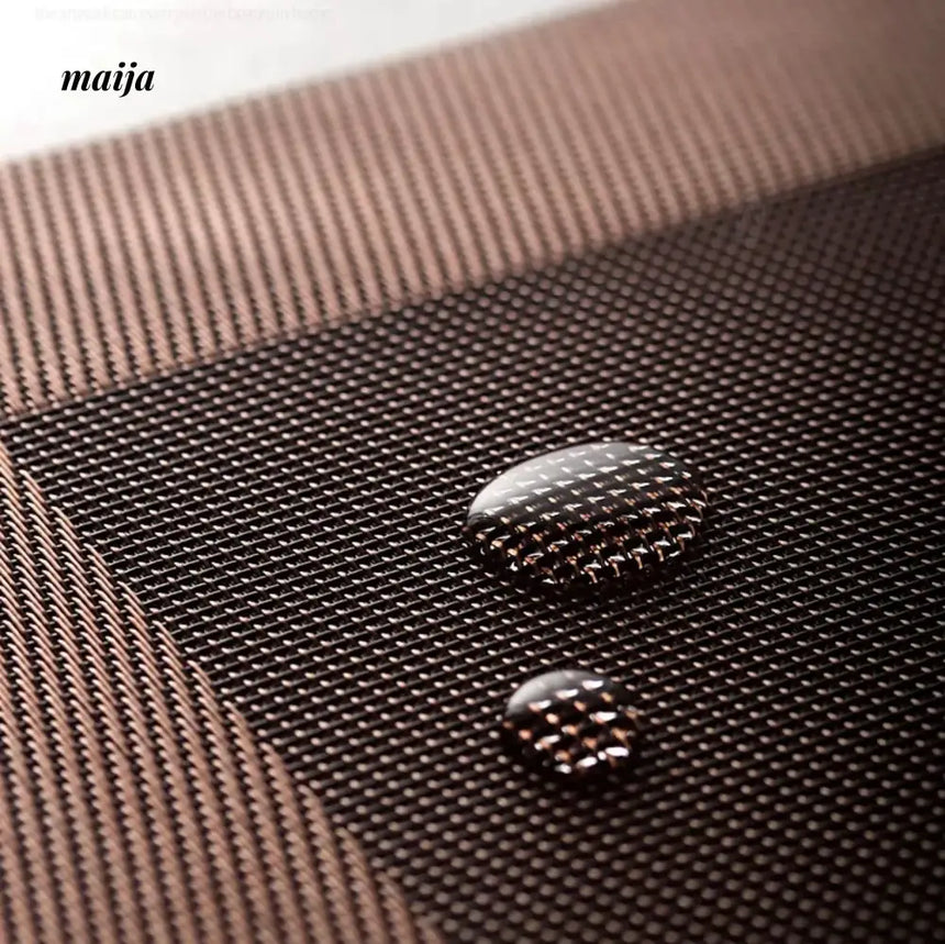 JOTO PVC Table Mat Anti Scald Waterproof Dinner Plate from JOTO