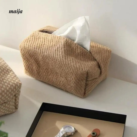 MUYE Woven Fiber Tissue Box from MUYE