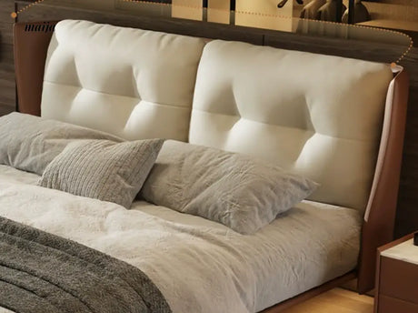 Conway Suspended Leather Bed from Kaiyashi