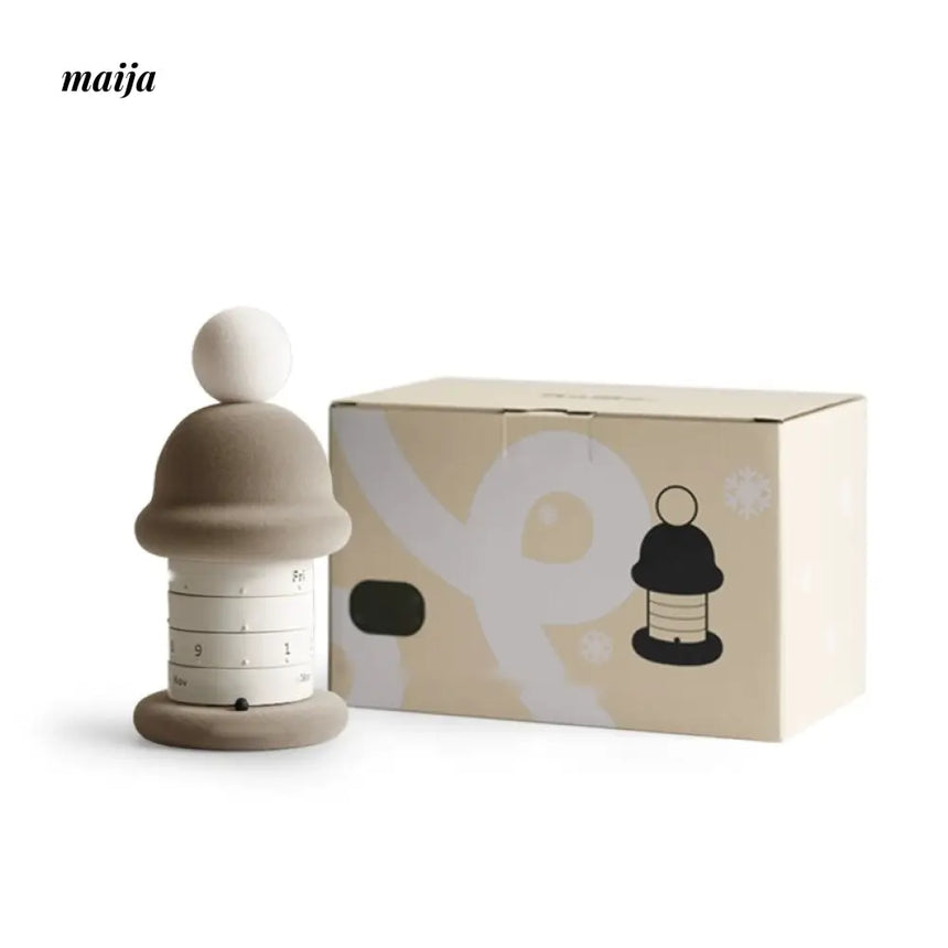 NAMO Snow House Rotatable Perpetual Calendar from NAMO