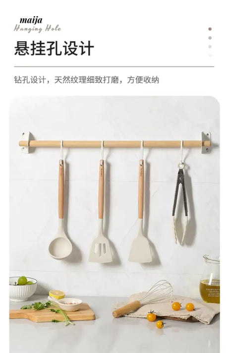 CAROTE Silicone Shovel for Frying and Non-Stick Cooking from CAROTE
