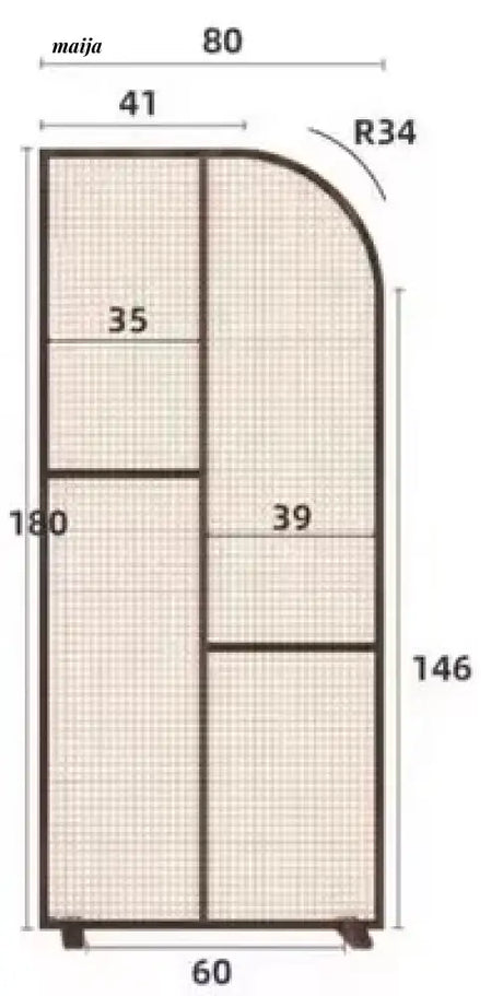 HARUNO Gemma Rattan Partition Wall from HARUNO