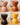 Pastel Hourglass Plastic Stool from Yishengtao