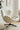 Eggshell Teddy Velvet Chair from maija