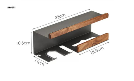 NHSJ Punch-free Hair Dryer and Face Towel Rack from NHSJ