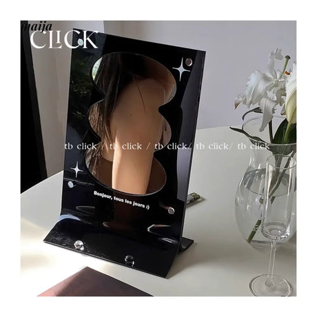CLICK Shining Acrylic Makeup Mirror with Irregular Frame from CLICK