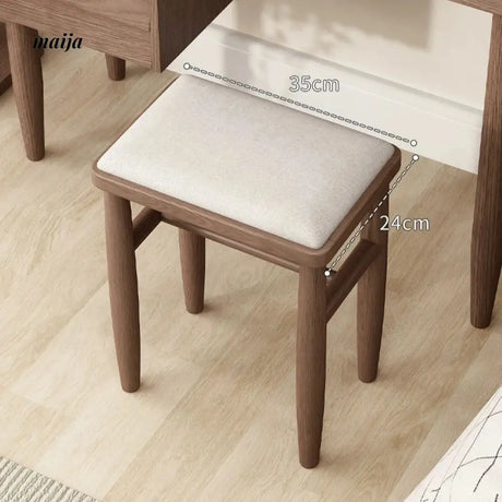 FUYUKI Lawton Dressing Stool from KENZAKI